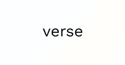 Verse